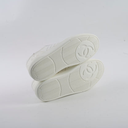 Chanel Interlocking CC Logo Trainer Women Size 38 - photo 5