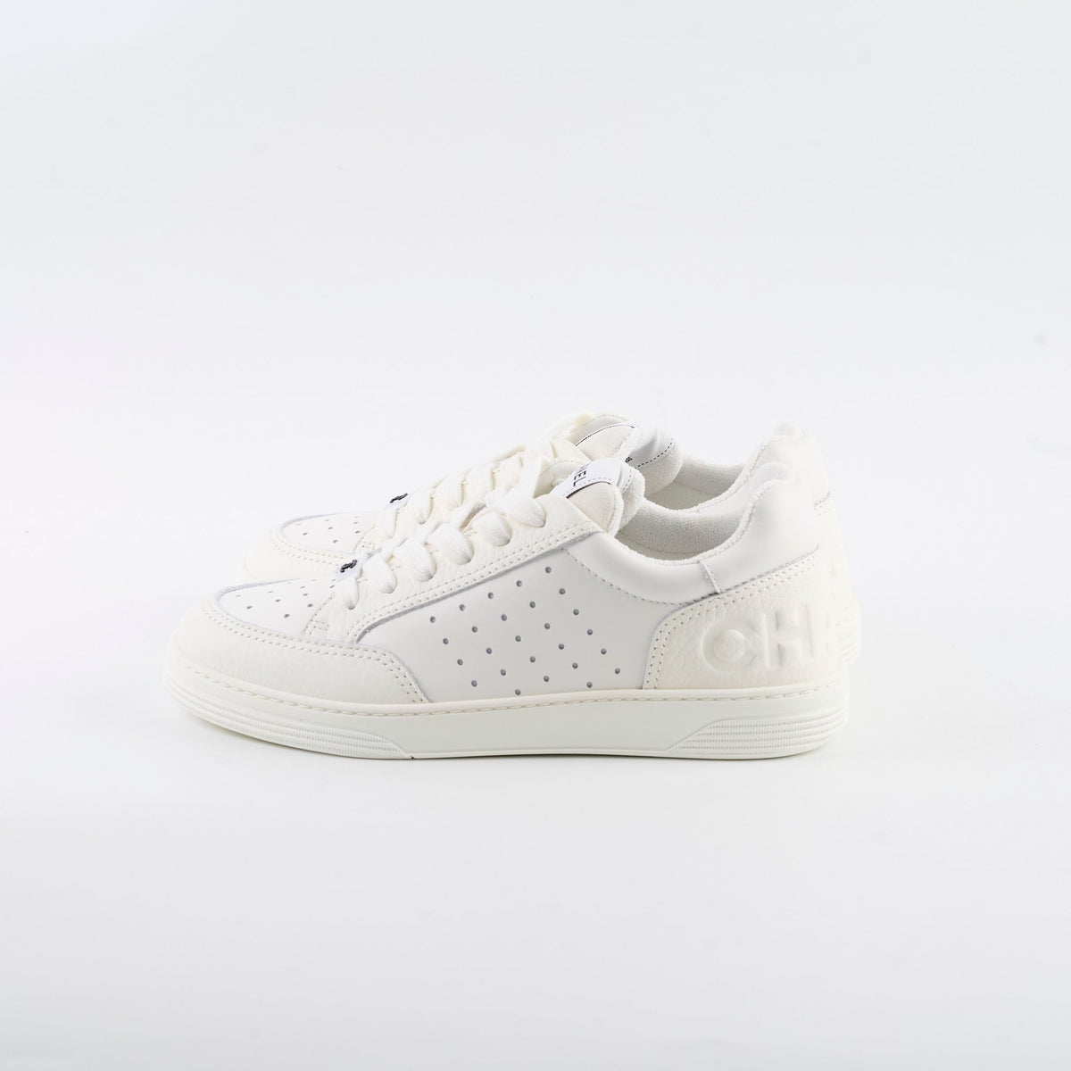 Chanel Interlocking CC Logo Trainer Women Size 38 - photo 3