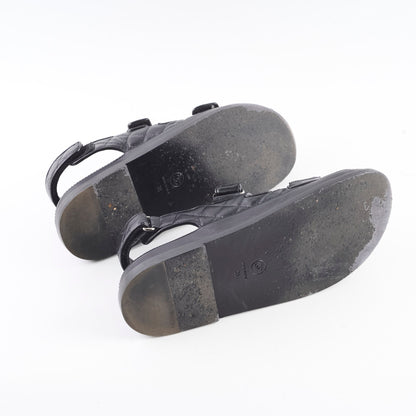 Chanel Dad Sandals Black Size 38 - photo 4