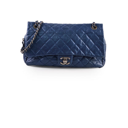 Chanel Caviar Easy Flap Blue Series 16 - photo 1