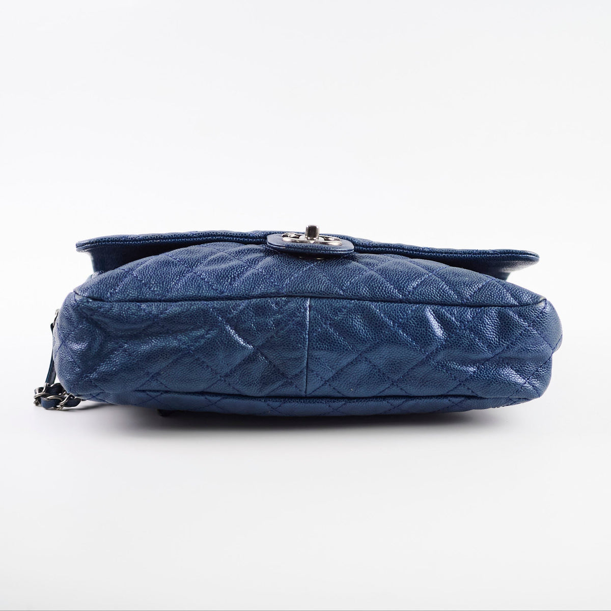 Chanel Caviar Easy Flap Blue Series 16 - photo 4