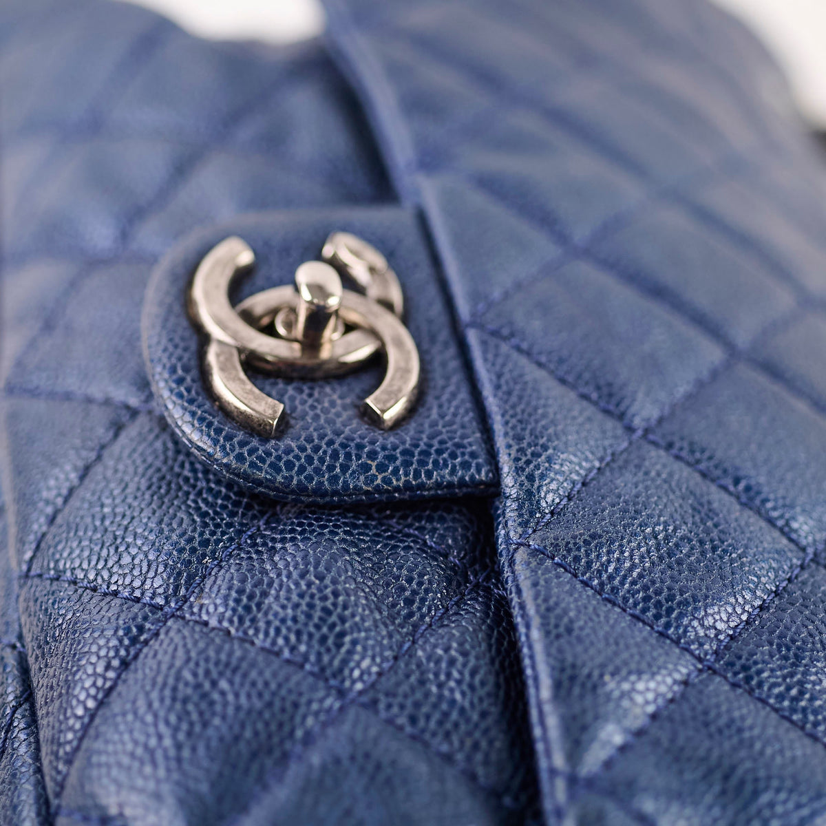 Chanel Caviar Easy Flap Blue Series 16 - photo 12