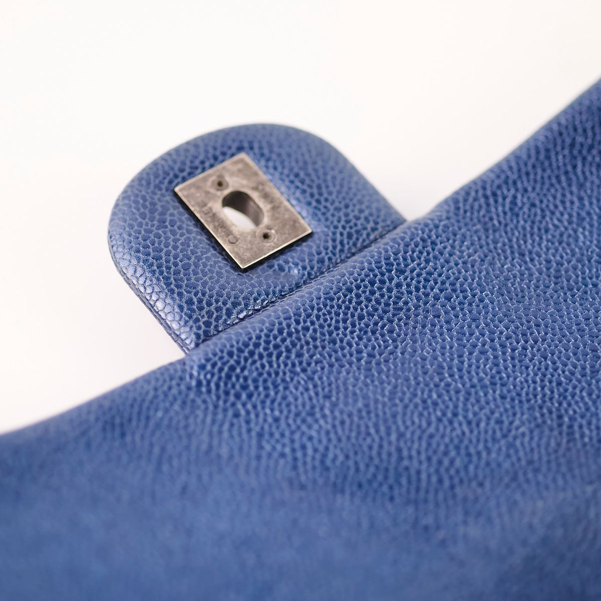 Chanel Caviar Easy Flap Blue Series 16 - photo 5