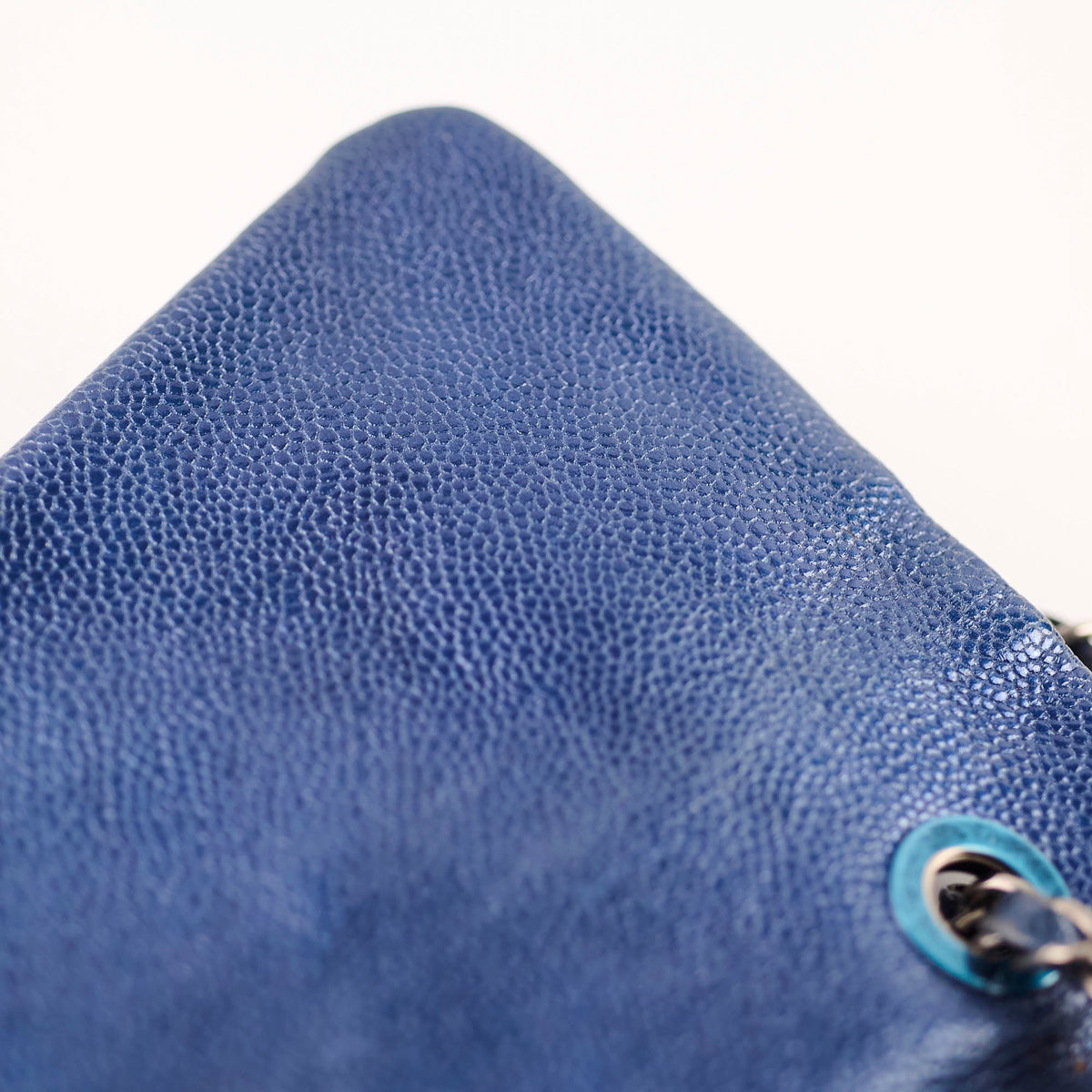 Chanel Caviar Easy Flap Blue Series 16 - photo 6