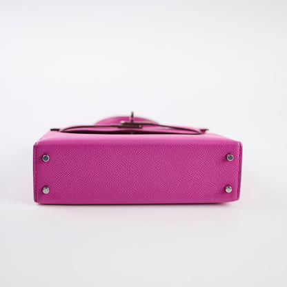 Hermes Mini Kelly Epsom Magnolia PHW 2018 - photo 4