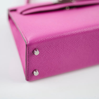 Hermes Mini Kelly Epsom Magnolia PHW 2018 - photo 7