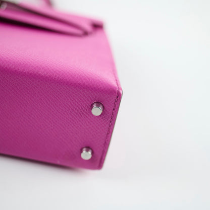 Hermes Mini Kelly Epsom Magnolia PHW 2018 - photo 9