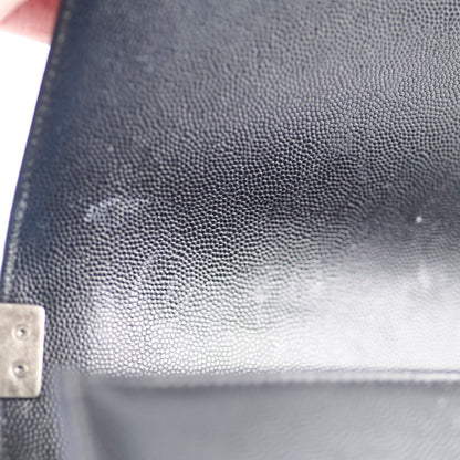 Chanel Caviar Old Medium Boy Black Series 28 - photo 10
