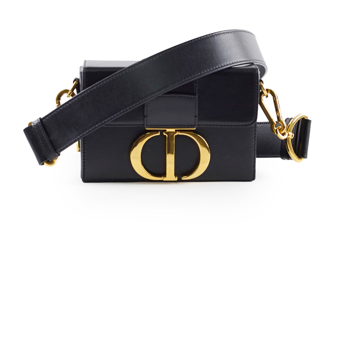Dior 30 Montaigne Box Bag Black - photo 1