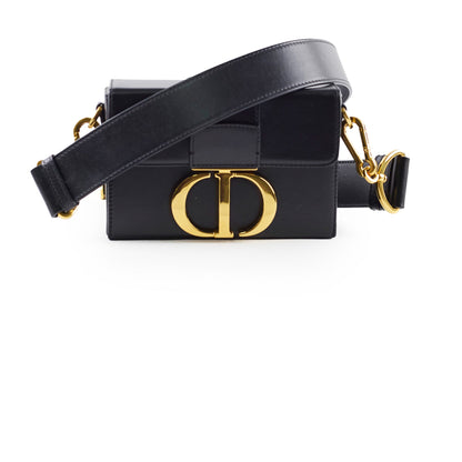 Dior 30 Montaigne Box Bag Black - photo 1