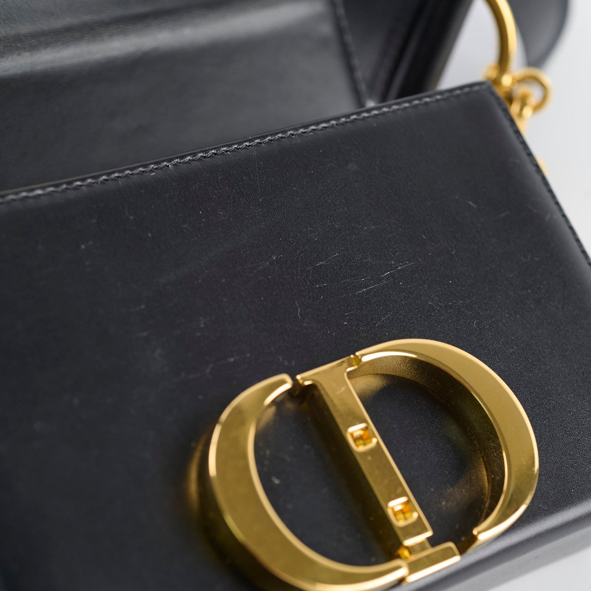 Dior 30 Montaigne Box Bag Black - photo 11