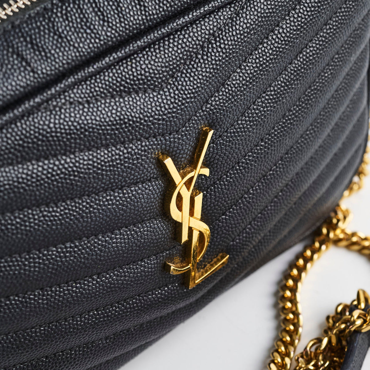 Saint Laurent Lou Mini Camera Bag Black - photo 9