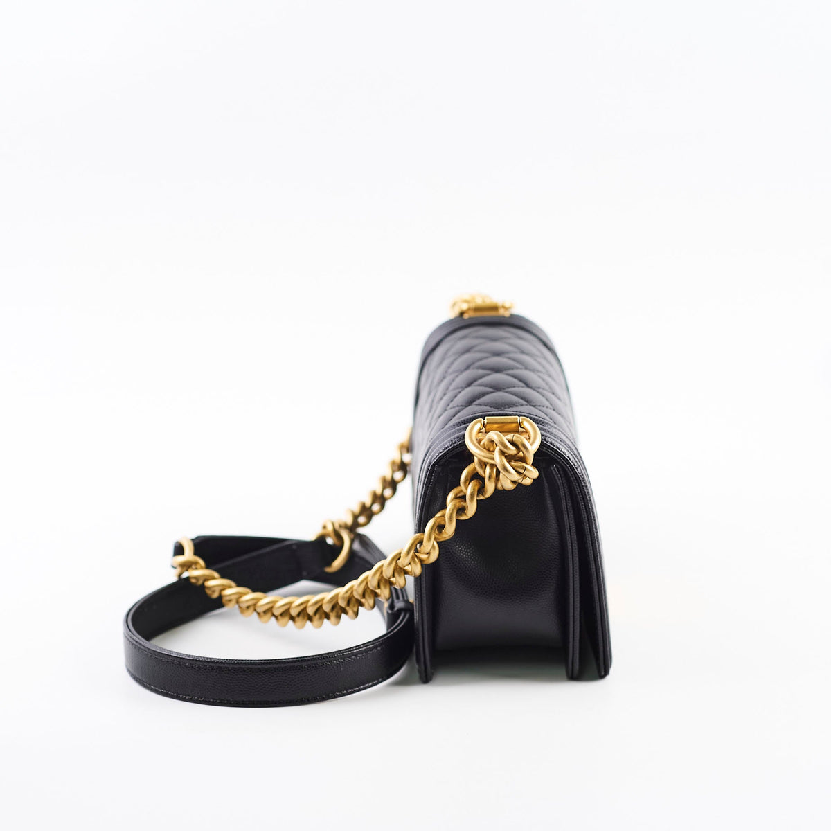 Chanel Small Boy Black Microchip - photo 3