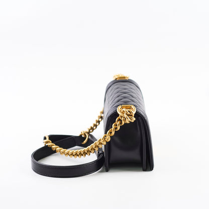 Chanel Small Boy Black Microchip - photo 3