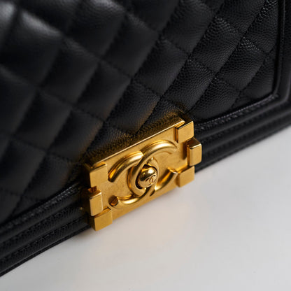 Chanel Small Boy Black Microchip - photo 13