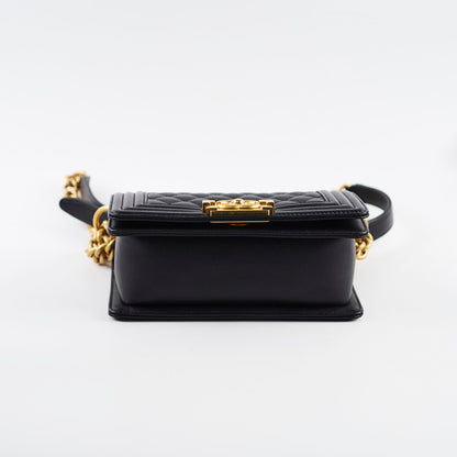 Chanel Small Boy Black Microchip - photo 4