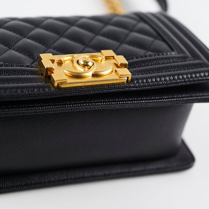 Chanel Small Boy Black Microchip - photo 11