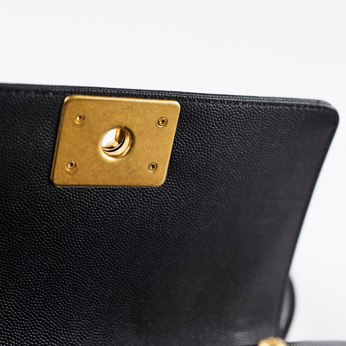 Chanel Small Boy Black Microchip - photo 7