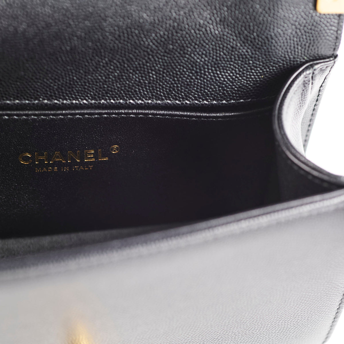 Chanel Small Boy Black Microchip - photo 9