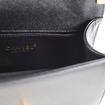 Chanel Small Boy Black Microchip - photo 9