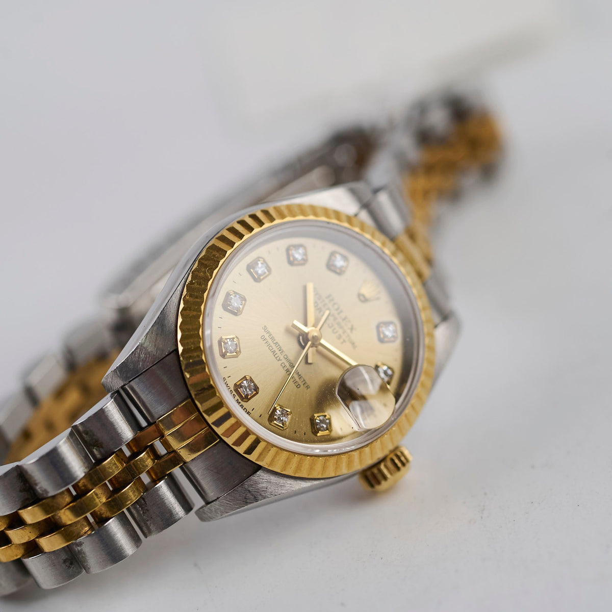 Rolex Datejust 26mm Two Toned with Diamond Dial Watch - photo 6
