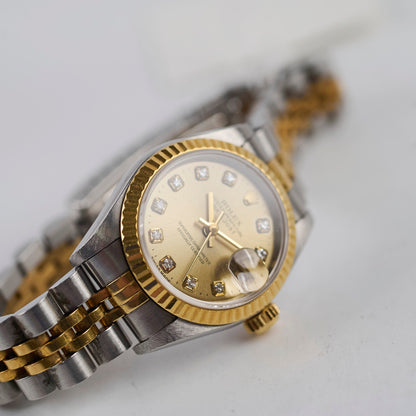 Rolex Datejust 26mm Two Toned with Diamond Dial Watch - photo 6