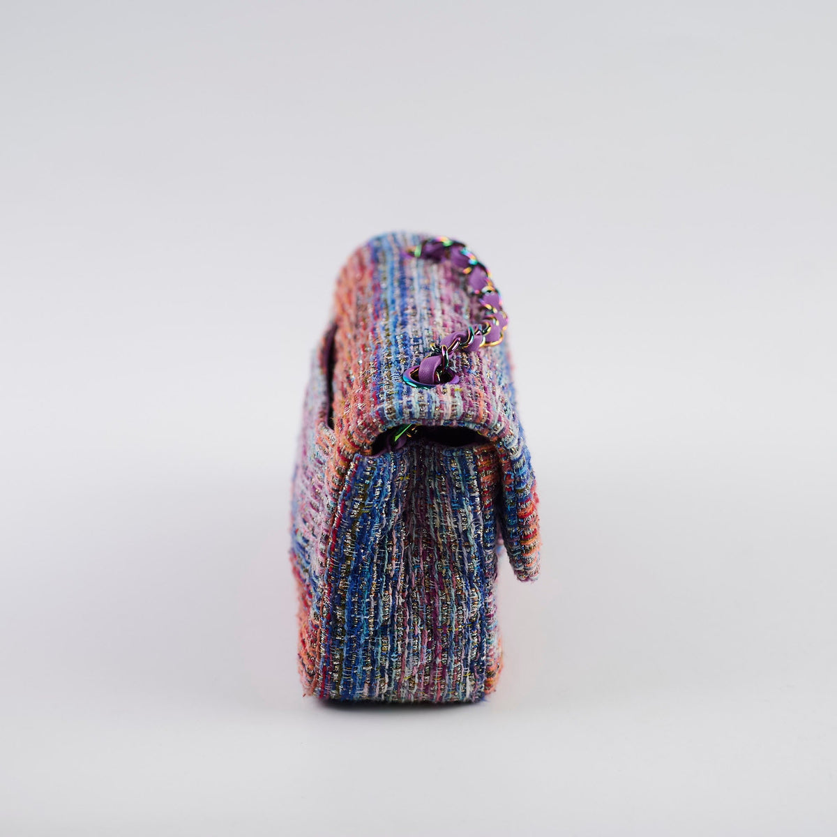 Chanel Mini Rectangular Tweed Multicolor/Purple - photo 2