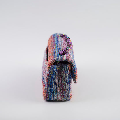 Chanel Mini Rectangular Tweed Multicolor/Purple - photo 2