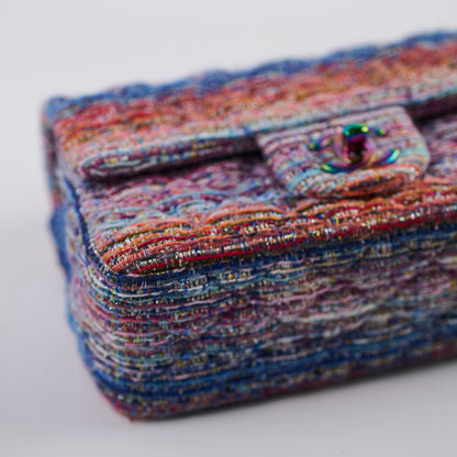 Chanel Mini Rectangular Tweed Multicolor/Purple - photo 8