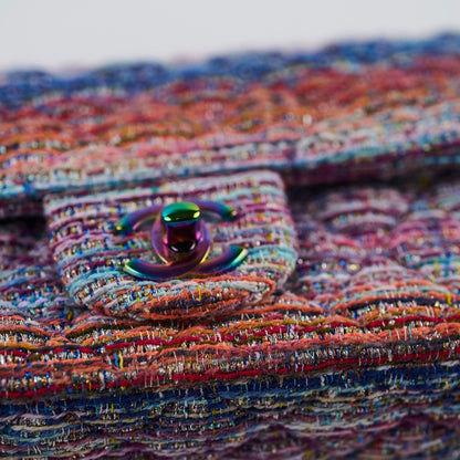 Chanel Mini Rectangular Tweed Multicolor/Purple - photo 9