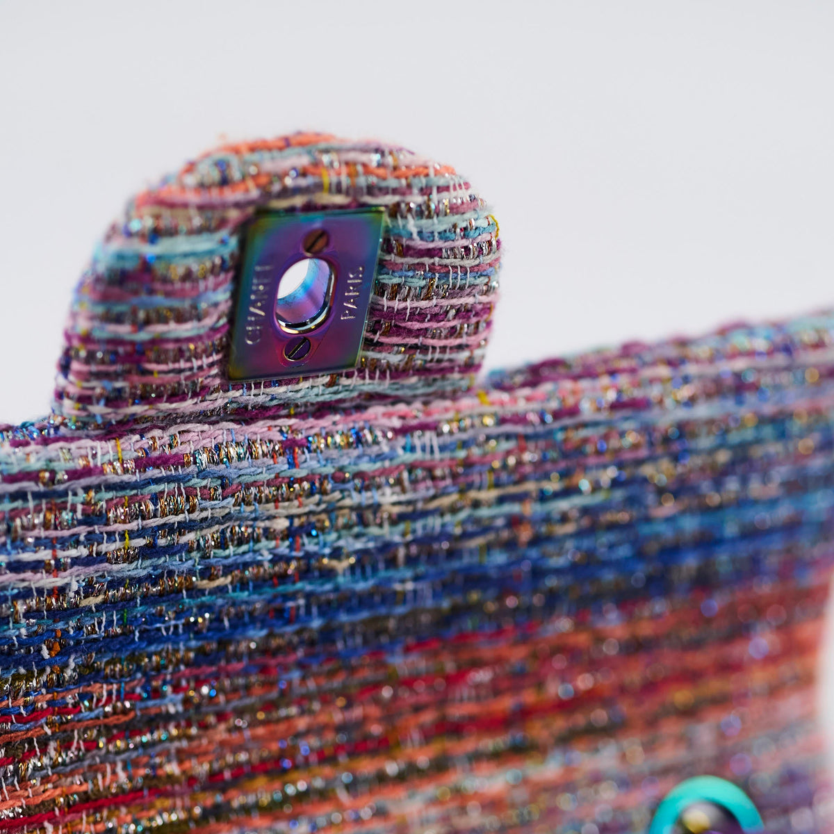Chanel Mini Rectangular Tweed Multicolor/Purple - photo 10