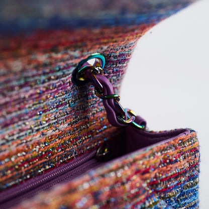 Chanel Mini Rectangular Tweed Multicolor/Purple - photo 12