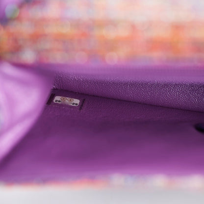 Chanel Mini Rectangular Tweed Multicolor/Purple - photo 14