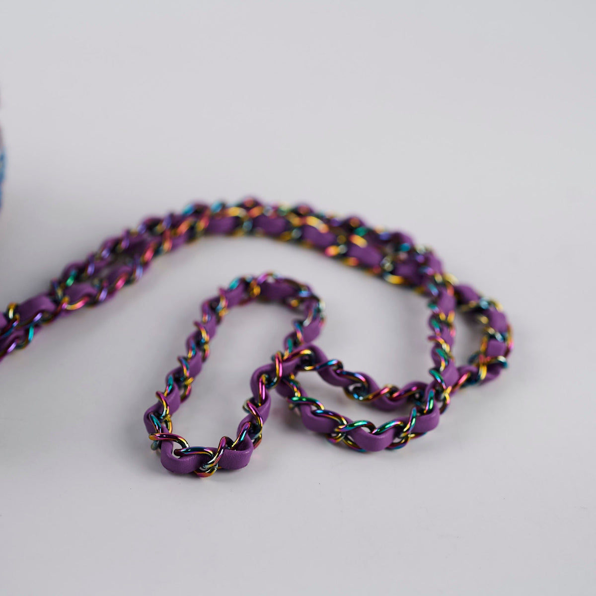 Chanel Mini Rectangular Tweed Multicolor/Purple - photo 17