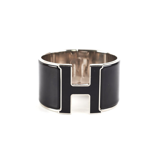 Hermes Extra Wide H Clic Clac Black - photo 1