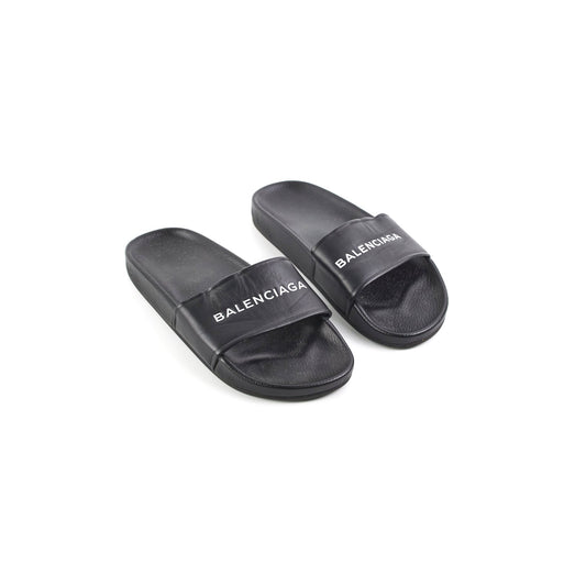 Balenciga Classis Logo Leather Slide Size 38 - photo 1