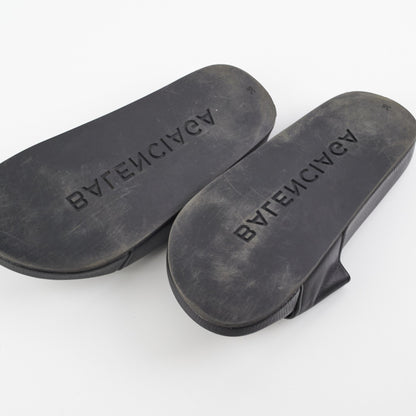 Balenciga Classis Logo Leather Slide Size 38 - photo 8