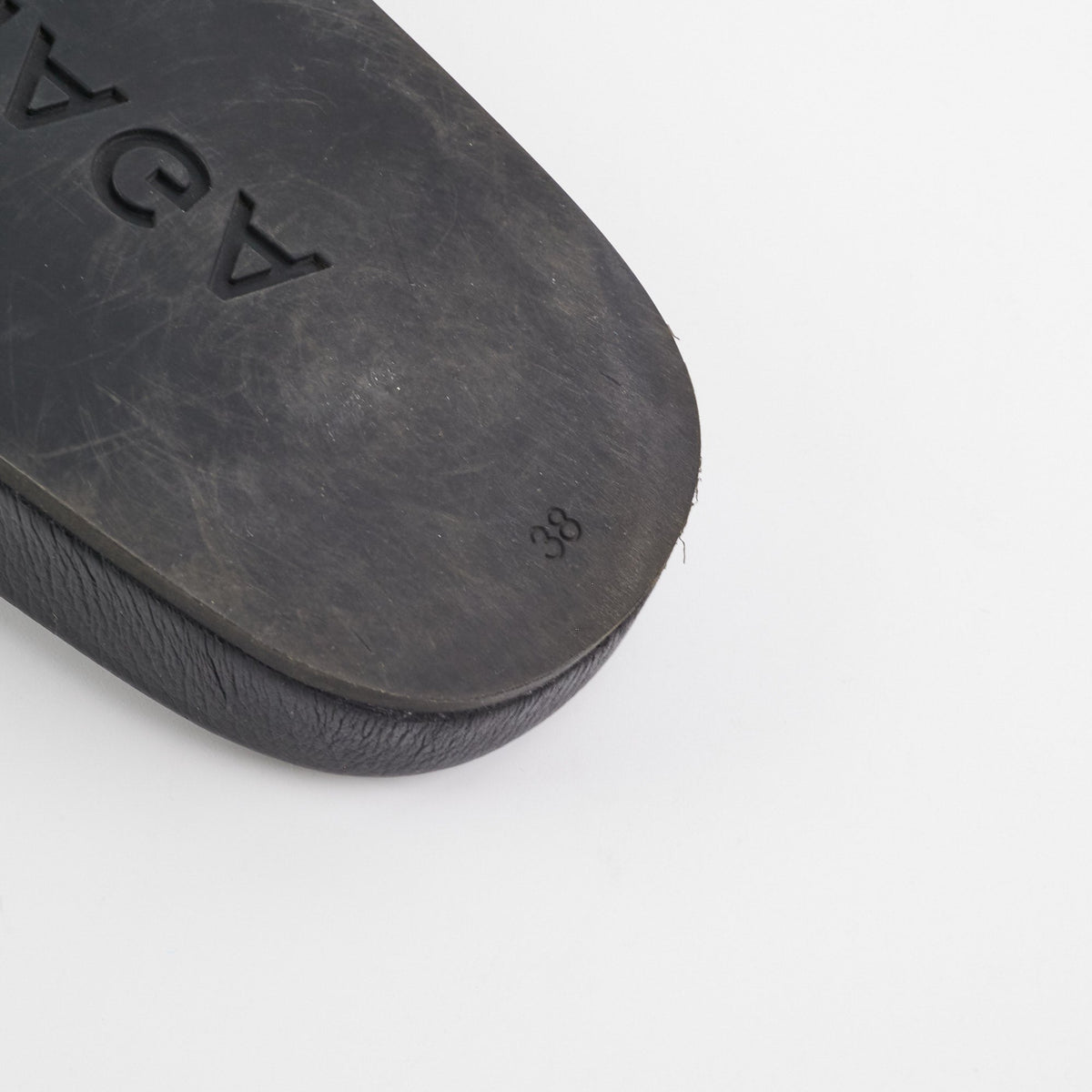 Balenciga Classis Logo Leather Slide Size 38 - photo 7