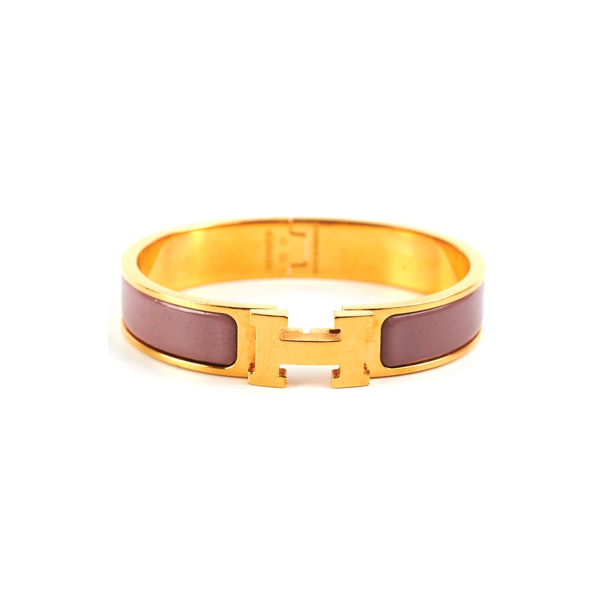 Hermes H Clic Bracelet Size PM Rose - photo 1