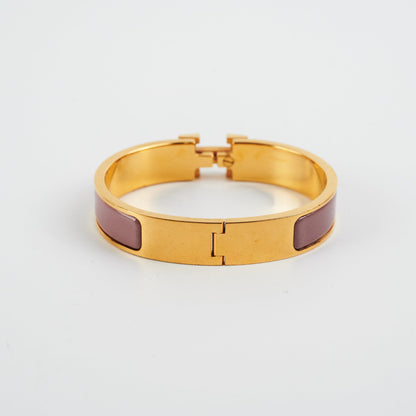Hermes H Clic Bracelet Size PM Rose - photo 3