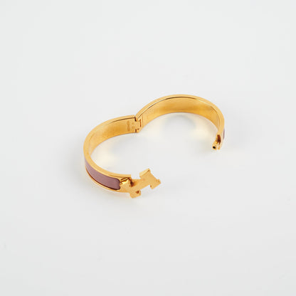 Hermes H Clic Bracelet Size PM Rose - photo 5