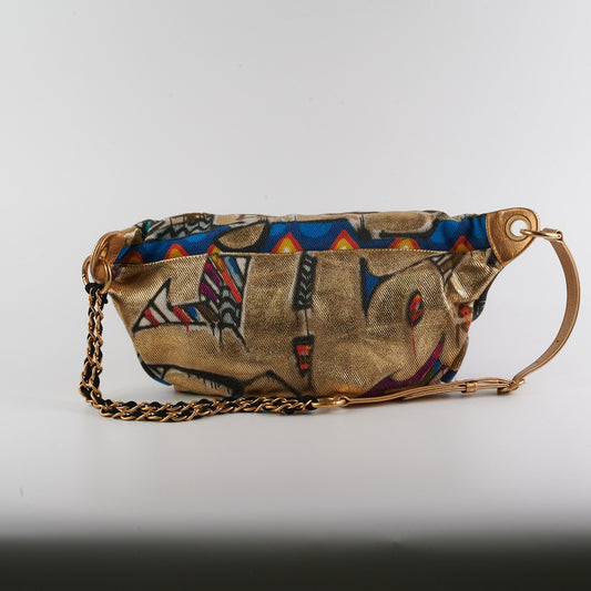 Chanel Graffiti Printed Canvas Street Belt Bag - photo 2