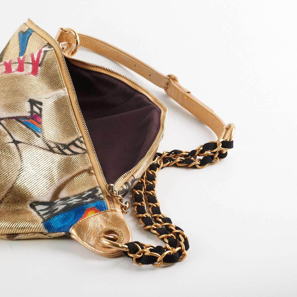 Chanel Graffiti Printed Canvas Street Belt Bag - photo 4