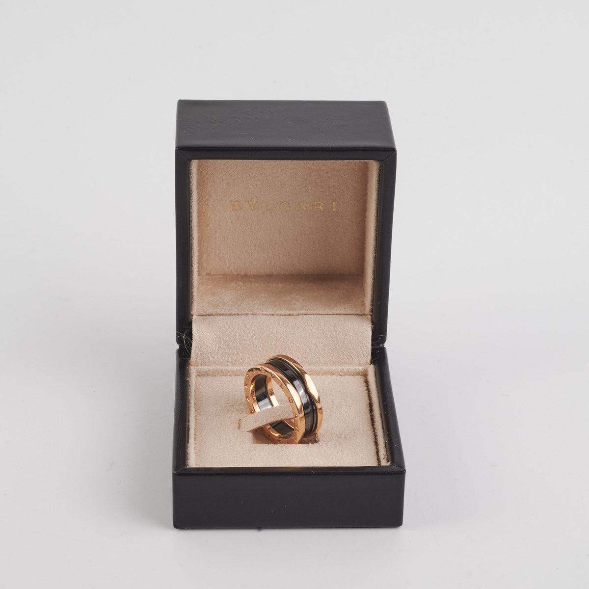 Bvlgari B.Zero Ring Black/Rose Gold (Size 59) - photo 2