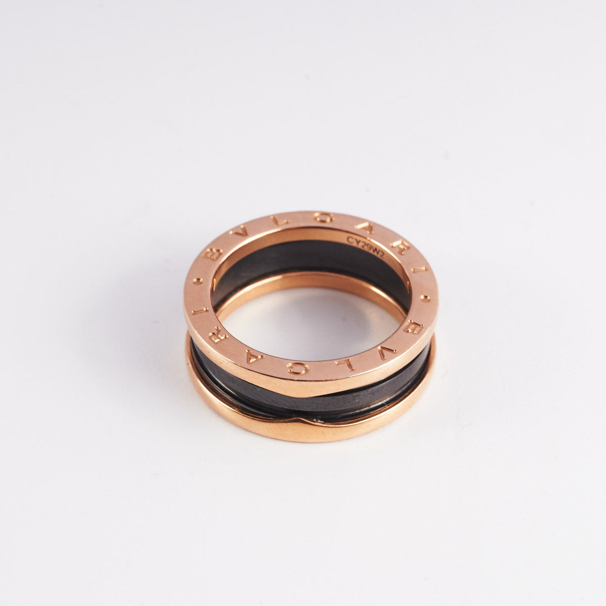 Bvlgari B.Zero Ring Black/Rose Gold (Size 59) - photo 3