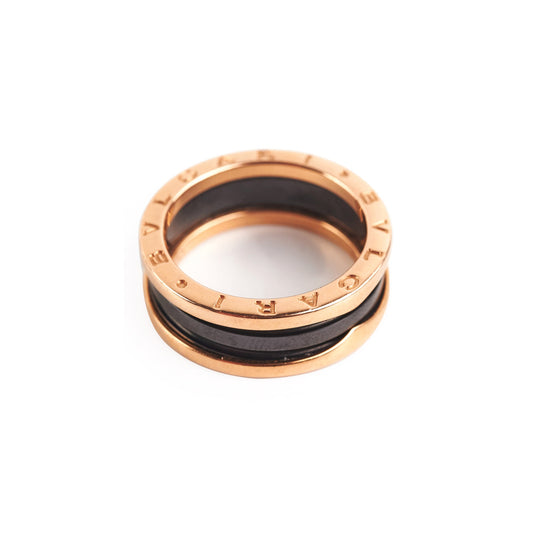 Bvlgari B.Zero Ring Black/Rose Gold (Size 59) - photo 1