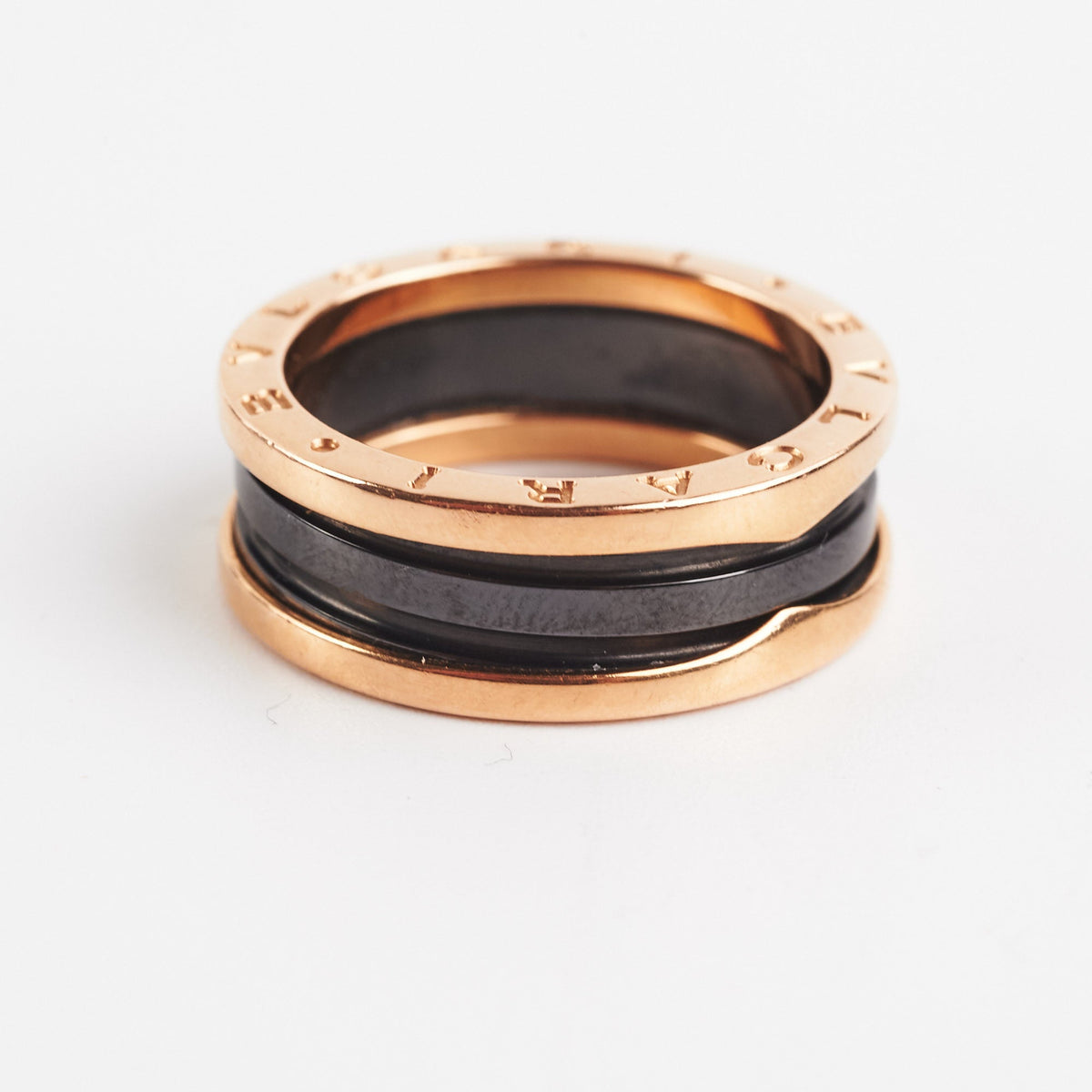 Bvlgari B.Zero Ring Black/Rose Gold (Size 59) - photo 7