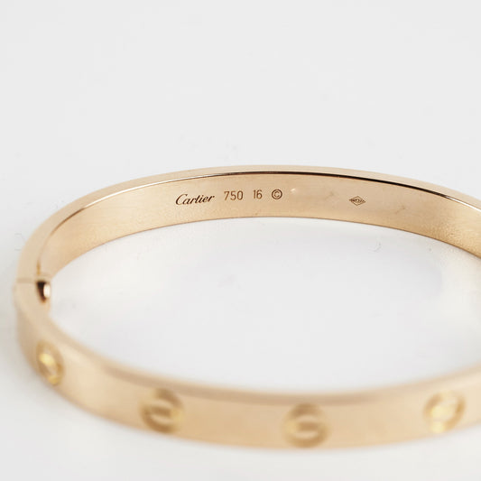 Cartier Love Bangle 16 Pink Gold - photo 2