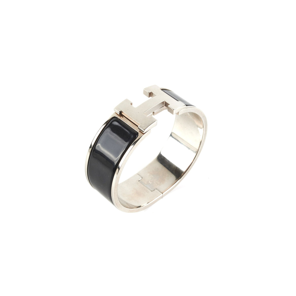 Hermes Clic Clac H Bracelet Black Size PM - photo 1