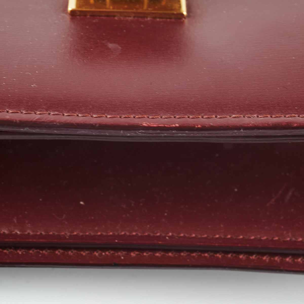 Celine Box Medium Burgundy - photo 12